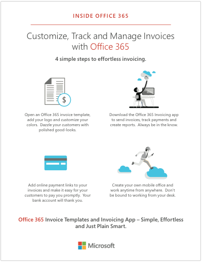 Manage invoices in Office 365