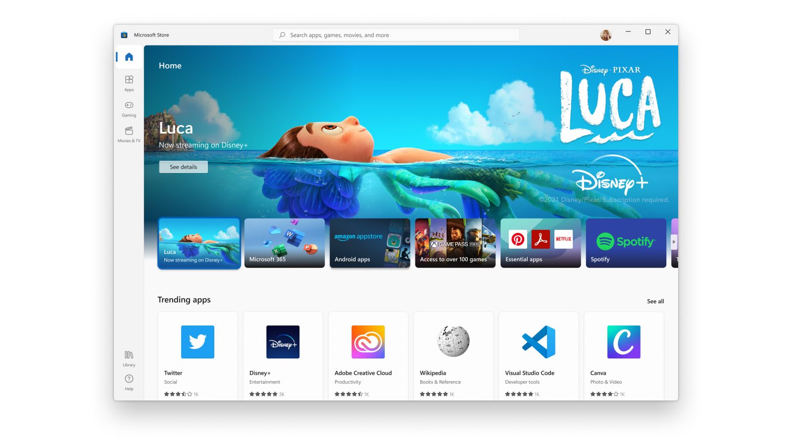 windows 11 microsoft store